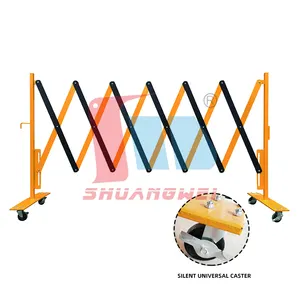 Portable Folding Metal Safety Barrier Expandable Traffic Warning Fence Aluminium Powder Coated Security Gate Barrier