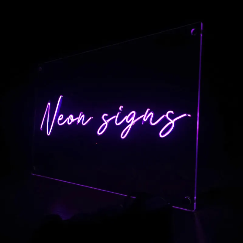 Mağaza degrade aydınlatma etkisi duvar özel işıklı Logo Bar büyük bira Neon LED burcu akrilik Neon burcu