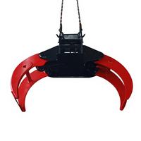 Cisaille hydraulique pour arbres pour mini-excavatrice de 0,8 à 6 tonnes, attache rapide SSQA, cisaille pour arbres pour mini-chargeuse avec lame NM500 pour le défrichement des terres