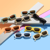 UV400 Square Egg-Shaped Sunglasses for Children Trendy Baby Sun Protection Glasses with Multi-Colors PC Frame New Product