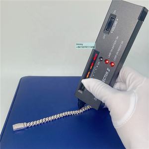 Pulsera de Cadena de Eslabones Cubanos de Moissanita VVS de 6mm de Gran Venta, Joyería Helada Estilo Hip Hop de Plata Esterlina 925 con Engaste de Garras - Product Image 2