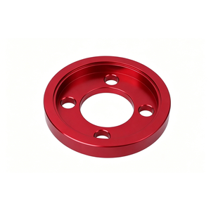 อะแดปเตอร์ RMT แบบอะลูมิเนียม MU-06 ผลิตด้วยเครื่อง CNC พร้อมเคลือบสีแดง สำหรับเครื่องยนต์ Isuzu 4JJ1 พร้อมความสามารถในการเจาะและขึ้นรูป - Product Image 2