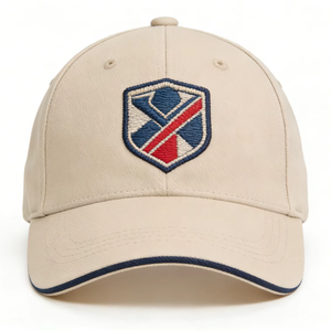 Gorra de Golf Personalizada al por Mayor de 6 Paneles Sin Estructura - 100% Algodón Twill con Posición para Logotipo en la Parte Trasera Curvada, Diseño Deportivo y Moderno - Product Image 1