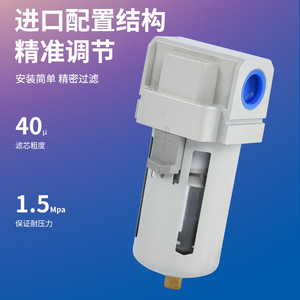 ตัวปรับแรงดันลมแบบนิวแมติก Liyuan 1.5Mpa 40 ฟิลเตอร์ ปรับความแม่นยำได้ สำหรับคอมเพรสเซอร์ - Product Image 1