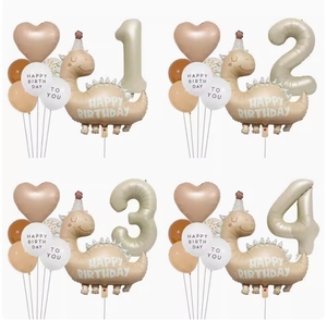 Globos de Cumpleaños, Artículos para Fiestas, Dibujos Animados, Número de 40 Pulgadas, Ramos para Niña o Niño. - Product Image 2