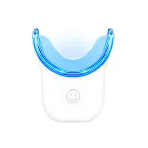 Vente en gros 15min Minuterie sans fil rechargeable LED bleue Lampe de blanchiment des dents