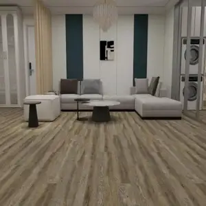 Fabricante de piso de LVT de 4 mm preço tapete de piso de plástico clique em bloqueio SPC piso de pranchas de vinil de luxo