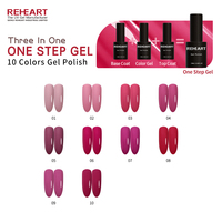 Kit de vernis à ongles gel One Step professionnel, formule UV, manucures Aurora, gel One Step TPO sans HEMA, tendance, marque privée, gel souple