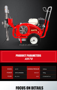 ポータブルhvlpペイントスプレーガン塗装機スプレーポリエステル樹脂エマルジョンペイントプライマーセメントスタッコパテ噴霧機 - Product Image 3