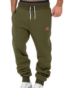 <span class=keywords><strong>Pantalon</strong></span> de survêtement décontracté pour homme, coupe ample, couleur unie, printemps-automne, pour le sport et le quotidien - Product Image 3