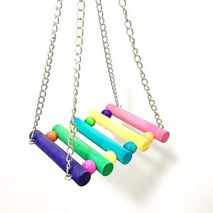 Nouveau jouet suspendu en tube pour oiseaux en bois, durable et longue durée de vie, pour l'extérieur - Product Image 4