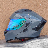 Casque de moto rétro personnalisable en ABS pour hommes et femmes, intégral, certifié DOT et CCC, double visière, taille XL, universel, toutes saisons