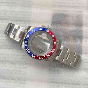 Pièces de montre de luxe personnalisées, accessoires pour montres, 40 mm, acier inoxydable 316l, mouvement NH35 NH36 8215 <span class=keywords><strong>ETA</strong></span> <span class=keywords><strong>2824</strong></span>, verre saphir, boîtier de montre - Product Image 1