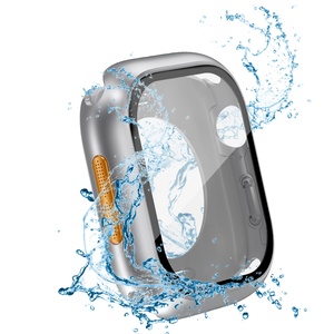 <span class=keywords><strong>3</strong></span> in 1สมาร์ทวอทช์โลหะกันน้ำเคสป้องกันหน้าจอพร้อมกระจกนิรภัยคลุมหน้าบั๊มเปอร์สำหรับ <span class=keywords><strong>Apple</strong></span> <span class=keywords><strong>Watch</strong></span> Series 7/8/9 - Product Image 1