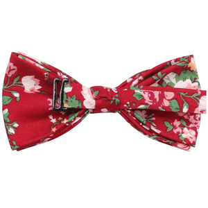 Cravatte Mens del Commercio All'ingrosso Floreale Del Legame Del Fiore Fabbricazione Pre Legato Shengzhou Cotone Bowtie - Product Image 4