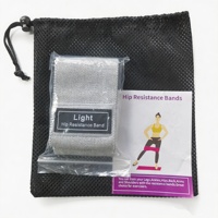 Bandes de Résistance Colorées en Tissu Épaissi pour Fitness et Entraînement, Légères, Moyennes et Lourdes, Cercle de Hanche