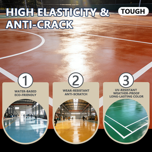 Materiales de Construcción <span class=keywords><strong>para</strong></span> Canchas de Baloncesto de Acrílico <span class=keywords><strong>para</strong></span> Interiores/Exteriores, Pintura Elástica <span class=keywords><strong>para</strong></span> Pisos de Canchas de <span class=keywords><strong>Tenis</strong></span>, Revestimiento Epóxico <span class=keywords><strong>para</strong></span> Pisos Deportivos - Product Image 2