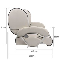 Nouveau style de siège de bateau de qualité marine capitaine de chaise de conduite siège de yacht fabricant de siège de bateau