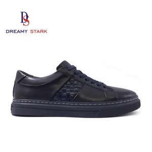 Chaussures de mariage pour hommes en cuir de vache véritable de haute qualité, embossées, tissées, avec logo personnalisé, faites à la main, à lacets, style mode - Product Image 4