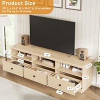 Meja TV Kayu MDF Modern Desainer Kaki Runcing Ramah Lingkungan Pusat Hiburan Multi-Fungsi Kabinet Ruang Tamu Premium