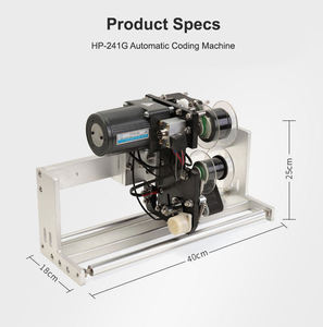 Máquina automática de codificación por estampado en caliente para fecha, número de lote y fecha de caducidad en envases de alimentos, bebidas, bolsas de cosméticos, cajas y película. - Product Image 4