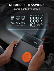 <span class=keywords><strong>EDSUN</strong></span> Démarreur de batterie automobile portable haute puissance 12V 13000mAh avec lumière LED et pompe à air pour camions et motos, courant de pointe 1000A - Product Image 2