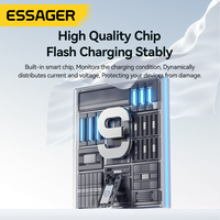 Mini Cargador Portátil ESSAGER PD 20W 30W Enchufe EE.UU. UE RU 5V 3A USB C Para Teléfono Móvil Celular Cargador de Pared GaN de Carga Rápida Tipo C