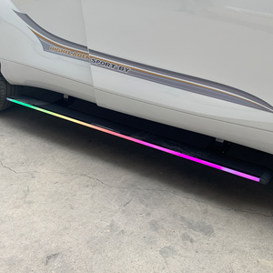 Marchepieds rétractables WEIJIA pour Toyota Highlander XU50 2015-2017, éclairage de bienvenue LED, alliage d'aluminium de qualité aéronautique - Product Image 4