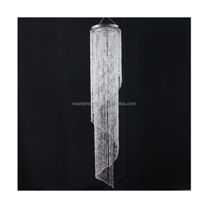 Lustre de <span class=keywords><strong>mariage</strong></span> avec perles suspendues, éclairage de <span class=keywords><strong>plafond</strong></span>, décoration de fond de scène, fournitures de décoration <span class=keywords><strong>pour</strong></span> <span class=keywords><strong>mariage</strong></span> - Product Image 2
