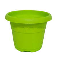 Pot de culture rond classique en plastique PP durable et écologique pour plantes et fleurs de jardinage