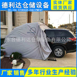 Delida Folding Carport PVC Coated Portable Outdoor Car Shelter for Garage Use - Product Image 3