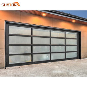 Vente en gros <span class=keywords><strong>porte</strong></span> de <span class=keywords><strong>garage</strong></span> <span class=keywords><strong>sectionnelle</strong></span> moderne <span class=keywords><strong>sur</strong></span> <span class=keywords><strong>mesure</strong></span> 8x7 9x7 9x8 12x7 16x7 16x8 en aluminium verre - Product Image 5