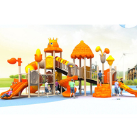 Toboggans de jeu pour l'extérieur et l'intérieur - Construction en acier et plastique - Utilisation scolaire et en jardin - Équipement de jeu haute capacité