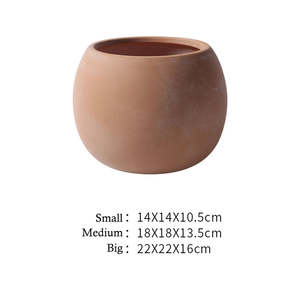 Ensemble de pots à succulentes en céramique contemporaine Maceta - Pots à fleurs écologiques pour <span class=keywords><strong>jardin</strong></span>, petits pots de bureau et de sol avec finition émaillée - Product Image 6