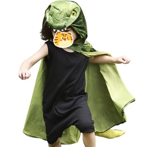 Capa con Capucha de Tiranosaurio Rex al por Mayor, Disfraz de Dinosaurio Jurásico para Niños, Inspirado en Películas y Televisión - Product Image 2