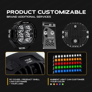 Barra de Luz LED RGB Modular Enlazable de 48 Pulgadas, Montaje en Techo <span class=keywords><strong>4x4</strong></span>, Haz Combinado Expandible, 12V Todoterreno para Hilux Ranger UTV, Barra de Luz para Automóvil - Product Image 6