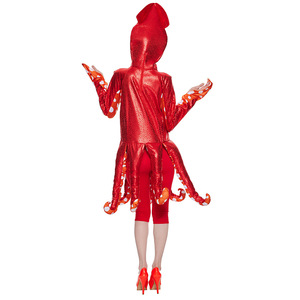 Disfraz de Pulpo Rojo para Mujer, Disfraz de Halloween para Adultos, Traje para Fiesta Temática del Océano - Product Image 5