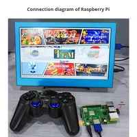 Manette de jeu sans fil ergonomique OEM 850M 2,4 GHz USB avec double joystick Plug and Play pour PC, ordinateur portable, Raspberry Pi