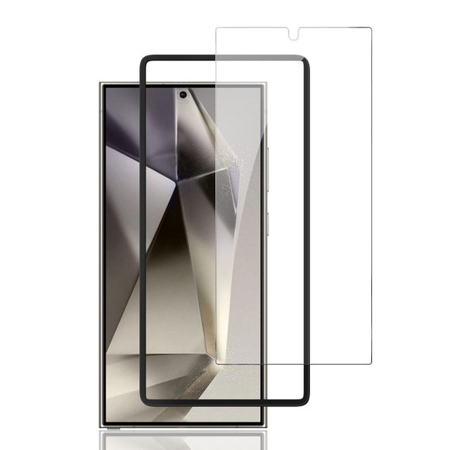 Quick Fingerprint Unlock Wholesale 2.5D Tempered Glass Film Screen Protector Saver for Samsung Galaxy S24+/S24 Plus/S24 Ultra