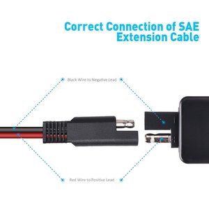 เครื่องชาร์จ USB กันน้ำ 12V แบบ SAE พร้อมพอร์ต QC3.0 คู่ พร้อมหน้าจอแสดงแรงดันไฟฟ้า สำหรับรถจักรยานยนต์ รถแทรกเตอร์ เครื่องตัดหญ้า - Product Image 4