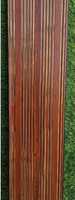 Panneaux muraux en PVC cannelés modernes dorés, étanches et insonorisés, épaisseur 10 mm, largeur 300 mm, longueur 10 pieds (3048 mm), pour usage commercial et domestique
