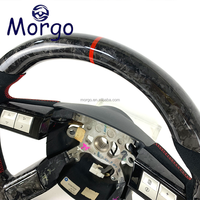 Accessoires d'intérieur Volant de voiture en fibre de carbone forgé à LED personnalisé pour Chrysler 300 300c 300srt SRT8 Charger Challenger