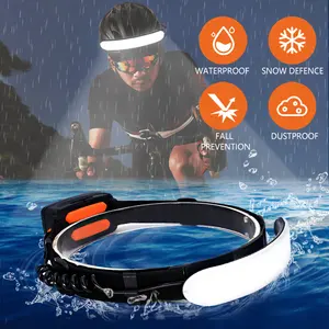 USB TYPE C Head Torch Lamp Super Bright Waterproof LED COB Headlamp Rechargeable Headlight For Running Fishing