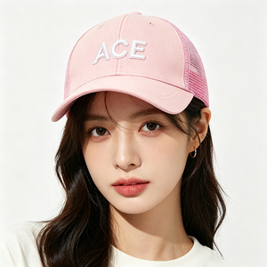 Gorra Trucker de Lona con Personaje ACE para Hombre y Mujer, 3 Colores, Malla Trasera Transpirable, Ajustable, Logotipo Bordado, Deportes al Aire Libre - Product Image 1