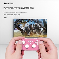 Manette de jeu sans fil miniature six axes Shanwan Q37 PRO avec joystick Hall pour Switch, Android, iOS, PC