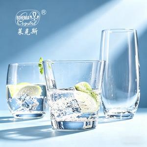 Lex Crystal Glass Beverage Cup 350Ml Transparent For Party Water Juice Drinkware - Product Image 2