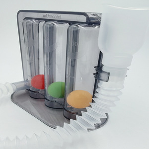 Atem trainer Drei Ball Student Lungen kapazität Training Lungen funktion Übung Rehabilitation Schwarz Incentive Spiro meter - Product Image 4