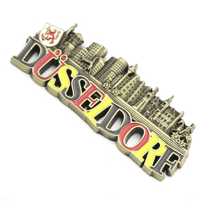 Imán de nevera de Metal 3D para viaje, imán de nevera para viaje de <span class=keywords><strong>Alemania</strong></span>, diseño personalizado, muestra gratis - Product Image 3