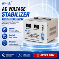 Fabrika Çıkışlı SVC/TND 2000VA Servo Motor AC Voltaj Regülatörü, Tam Bakır Hassas Statik Regülatör Teknik Destekli