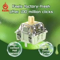 Interrupteur à effet Hall Kailh Lime, magnétique, sans rebond, durée de vie de 100 millions de cycles, composant d'entrée réactif pour configuration de joueur professionnel